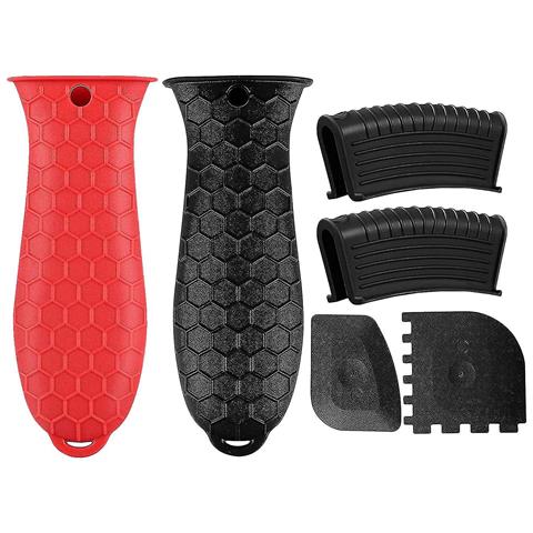 HTN 6 Pezzi Manico A Manicotto Manico A Manicotto Copri La Maniglia Calda In Silicone