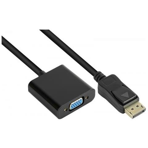 Alcasa Dp-ad11 Cavo E Adattatore Video 2 M Displayport Vga (d-sub) Nero - Foto 2