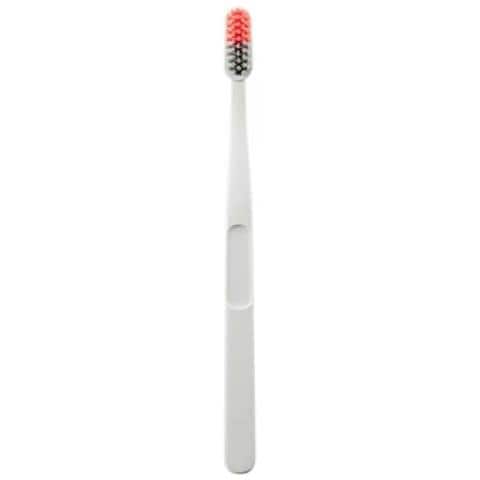 Spazzolino Clean Smile, Bianco Con Arancione, Medio - Foto 1