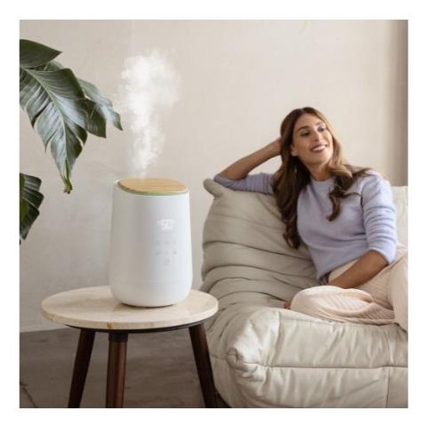 Umidificatori d'Aria AH 680 con Capacità 2.6 Litri Potenza 30 W Colore Bianco - Foto 4