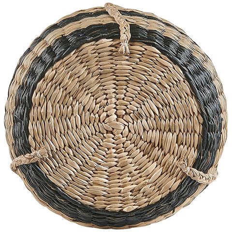 Vaso Per Fiori Alghe Marine Naturale E Nero 64 Cm Ruffe - Foto 2