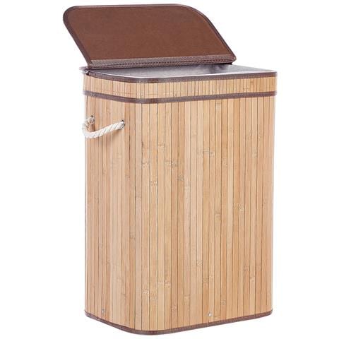 Cestino Kalutara Legno Di Bambù Marrone Chiaro - Foto 2