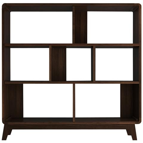 Cassie Libreria In Agglomerato Di Noce - Foto 2