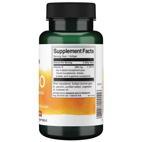 Vitamina E 400 Ui Tocoferoli Misti 100 Capsule Molli - Foto 2