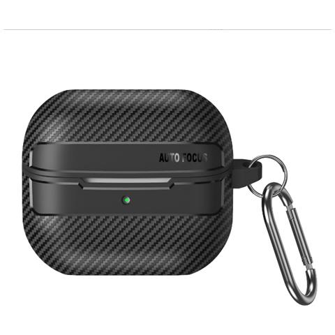 Custodia Protettiva In Fibra Di Carbonio Per Samsung Galaxy Buds3/3pro Black - Foto 1
