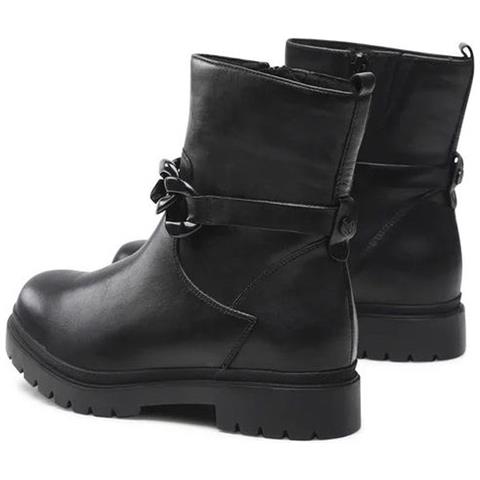 Black Casual Closed Booties Stivaletti Pelle Scarpe Donna Nero Eu 38, 9-25354-29-022 - Foto 3