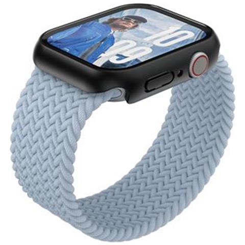Pellicola Protettiva Per Apple Watch Series 10 42 Mm Snappie Slim, Nero Transparente - Foto 2