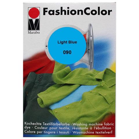 30gr - Pittura Tessile ""fashioncolor"" Per Lavatrice - Colore Azzurro 090 - Foto 1
