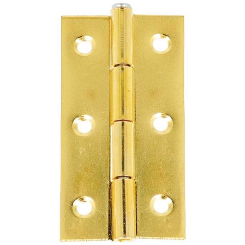 Mobilia - 2 Cerniere Piane In Ferro Ottonato 70x36 - Foto 1
