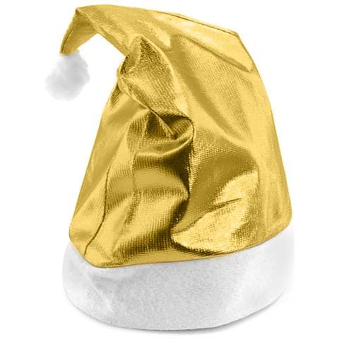 Cappello Di Babbo Natale In Colore Metallico. - Foto 3