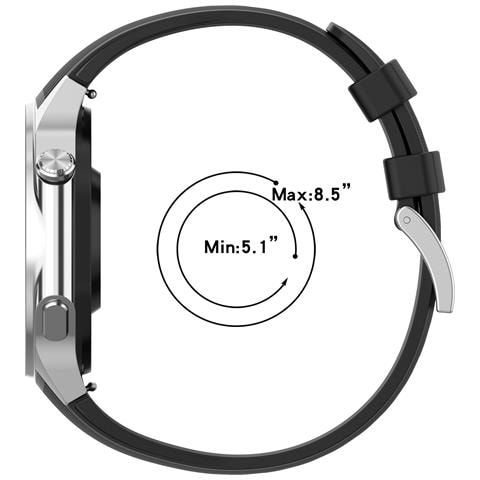 Cinturino Per Orologio In Silicone Per Oppo Watch X2, Oneplus Watch3 Black - Foto 5