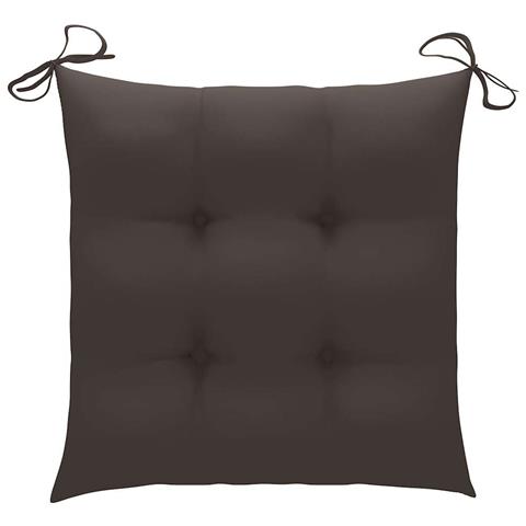 Sedie Da Giardino Impilabili Con Cuscini 6 Pz Massello Di Teak - Foto 8