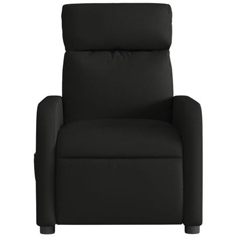 Poltrona Massaggiante Reclinabile Elettrica Nera in Tessuto - Foto 9