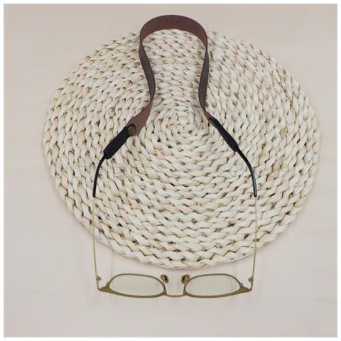 Elegante Catenella Per Occhiali Da Sole In Pelle Pu Marrone - Foto 2