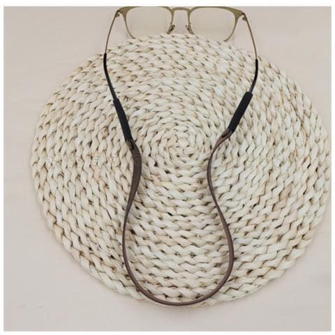 Elegante Catenella Per Occhiali Da Sole In Pelle Pu Marrone - Foto 4