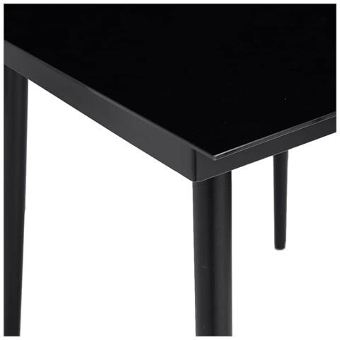 Set da Pranzo da Giardino 5pz Polyrattan Vetro - Foto 9