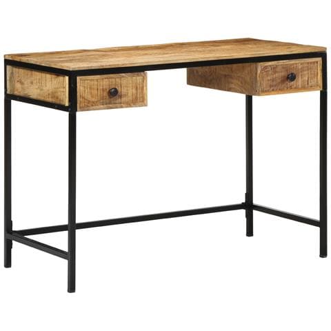 Scrivania 105x50x75 cm Legno Massello di Mango - Foto 1
