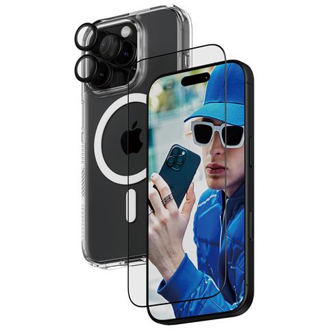 ® 3-in-1 Protection Bundle iPhone 16 Pro Pellicola proteggischermo trasparente Apple 1 pz - Foto 1