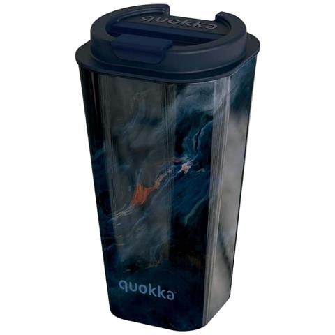 Bicchiere Termico 450ml Doppia Parete Anti-perdita Ermetico Senza Bpa, Blu Scuro - Foto 1