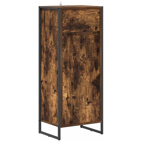 Mobile da Bagno con cassetto Quercia Fumosa 40 x 30 x 100 cm - Foto 1