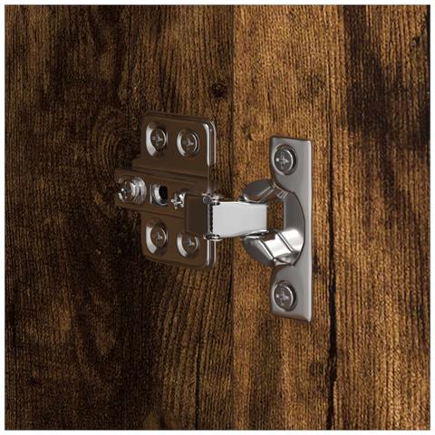 Mobile da Bagno con cassetto Quercia Fumosa 40 x 30 x 100 cm - Foto 9