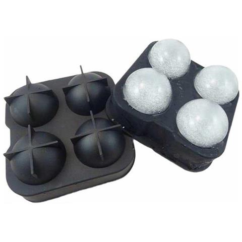 Stampo in silicone per 4 palline di ghiaccio per bevande - Ice Ball Maker - Foto 1