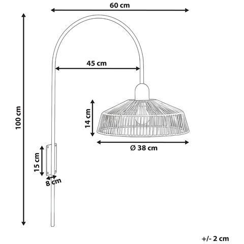 Applique Nosara Corda Di Carta Naturale - Foto 7