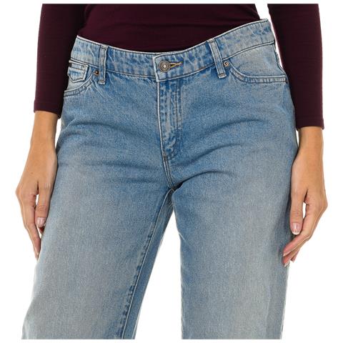 Jeans Lunghi Dal Taglio Dritto 6y5j15-5dwqz Donna - Foto 2