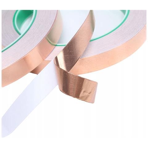 Nastro Di Rame 3mm X 20m - Adesivo Conduttivo Su Entrambi I Lati | Spessore 0,05mm | Progetti Diy, Schermatura Emi, Barriera Per Lumache - Foto 2