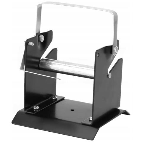 Supporto Dispenser Per Stagno 115 Mm - Ergonomico E Durevole | Acciaio E Plastica, Capacità 2 Bobine | Migliora La Saldatura - Foto 2
