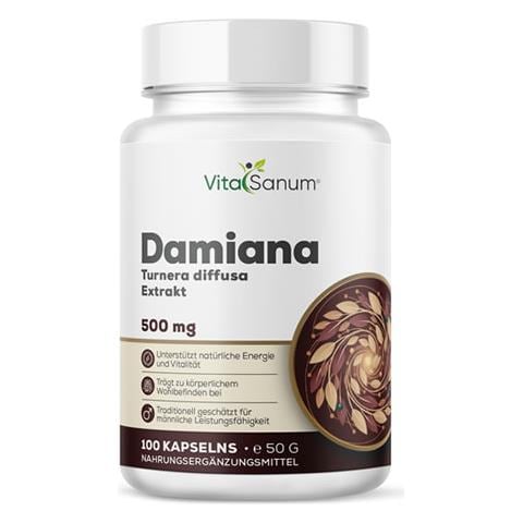Damiana 500 mg Estratto di Turnera diffusa Integratore alimentare - Foto 2