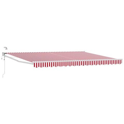Tettuccio Elettrico Retrattile Rosso e Bianco 5 x 3 m - Foto 1