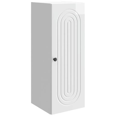 Mobiletto a muro Bianco Lucido 33 x 34,5 x 90 cm - Foto 1