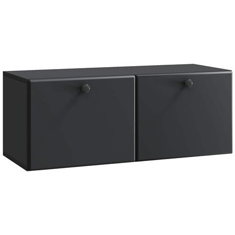 Mobile Porta TV da Muro 78,5 x 31 x 30 cm Nero - Foto 1