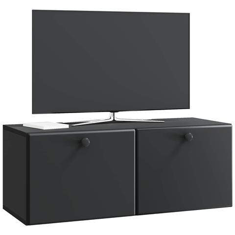 Mobile Porta TV da Muro 78,5 x 31 x 30 cm Nero - Foto 2