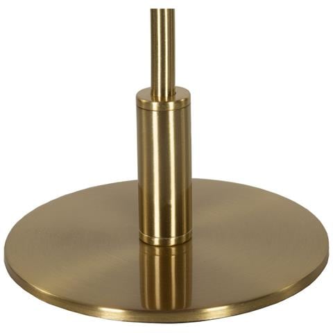 Lampada Da Tavolo Ball Feather Bordeaux Con Sfera Di Piume E Stelo Oro - Foto 2