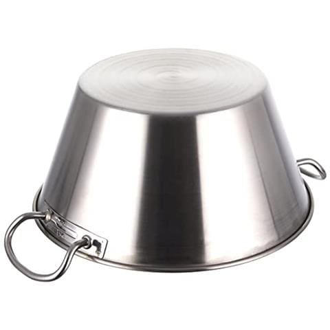 50832 - Calderone conico con manico in acciaio inox 32 cm - Foto 3