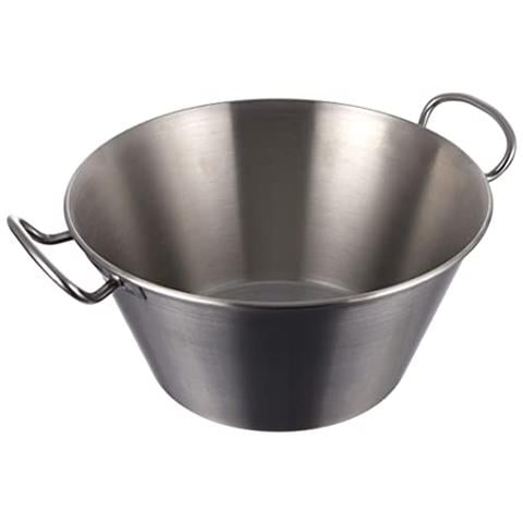 50832 - Calderone conico con manico in acciaio inox 32 cm - Foto 1
