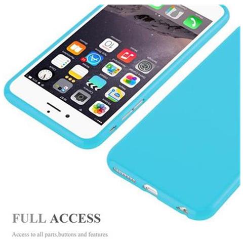 Cadorabo Custodia Compatibile Con Apple Iphone 6 Plus / Iphone 6s Plus In Jelly Celeste - Coperchio Protettivo In Silicone Tpu Flessibile - Foto 10
