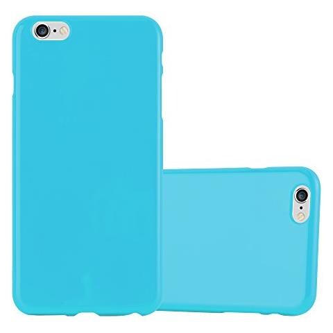 Cadorabo Custodia Compatibile Con Apple Iphone 6 Plus / Iphone 6s Plus In Jelly Celeste - Coperchio Protettivo In Silicone Tpu Flessibile - Foto 1