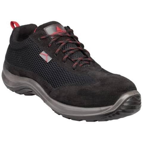 Scarpe Da Lavoro Basse Asti S1p - Poliestere Mesh E Pelle Scamosciata Nero - 43 - Astispno43 - Foto 1