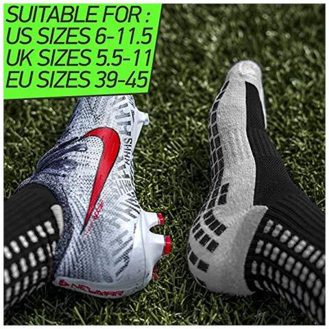 Lux Anti Slip Calcio Calzini Antiscivolo Calcio Basket Hockey Sport Socks Grip - Foto 4