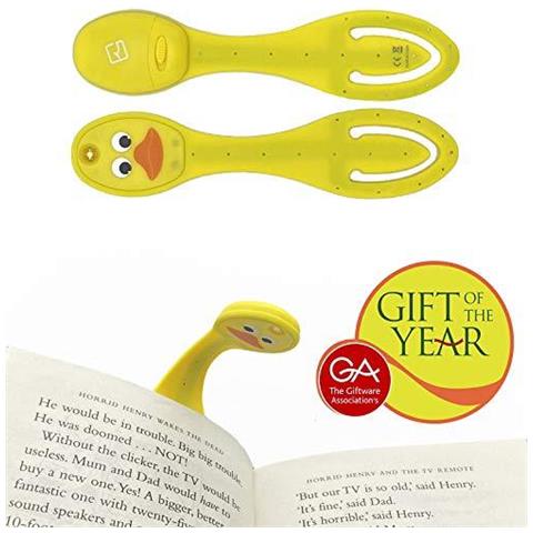 Flexilight Lettura Del Led Luce Del Libro Della Clip Sul Dono Della Lampada Regolabile Viaggi Segnalibro (duck)  - Foto 1