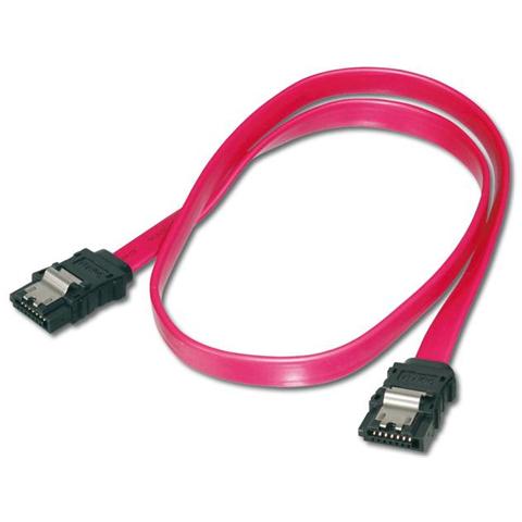 Cavo Interno Sata Iii 7 Poli 0,30 Mt. Con Clip In Metallo Per Bloccaggio - Foto 1