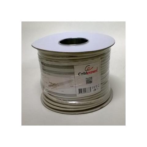 CAT6 FTP 100m, Cat6, F / UTP (FTP) , Grigio, Solido, ISO 9002 - Foto 1