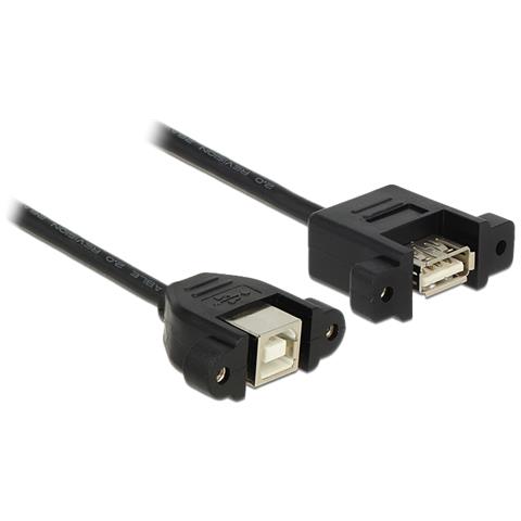 1m USB 2.0-A / USB 2.0-B 1m USB A USB B Nero cavo USB - Foto 2