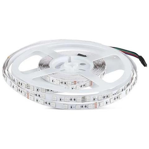 V-tac Vt-5050 Striscia Led 24v Smd5050 10m 7w / m 60led / m Multicolore Rgb Ip20 - Sku 212592 - Foto 1