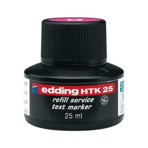 Edding HTK 25, Rosa, Nero, 25 ml, edding 24, 340, 345, 1 pz - Foto 1