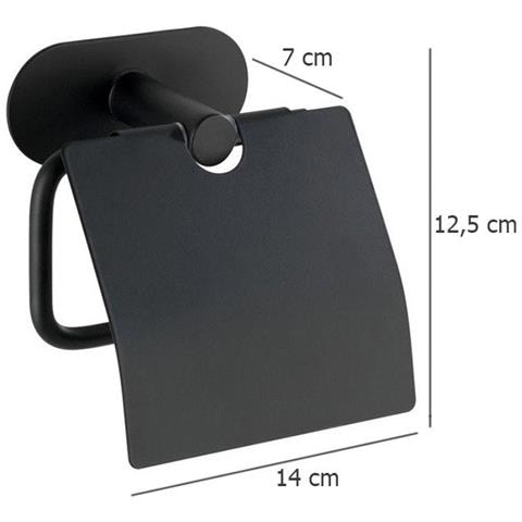 Porta Carta Igienica Orea Black, Turbo - Loc, Venko - Foto 6