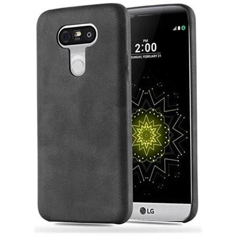 Custodia Compatibile Con Lg G5 In Vintage Nero - Hard Case Coperchio Protettivo In Similpelle - Foto 1